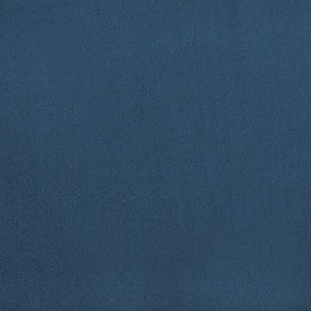 Cadeiras de jantar 4 pcs veludo azul
