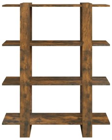 Estante/divisória 100x30x123,5 cm cor carvalho fumado
