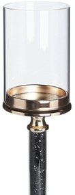 Castiçal dourado e preto 41 cm ABBEVILLE Beliani