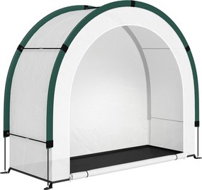 Outsunny Estufa com teto abobadado, estufa dobrável de filme 200 x 80 x 164 cm Verde | Aosom Portugal