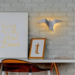 Candeeiro de Parede Pacali – Cinzento – 31 cm x 12 cm x 16 cm