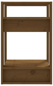 Estante/divisória 41x35x57 cm pinho maciço castanho mel