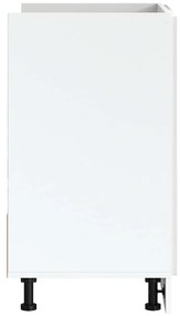 Armário base para lavatório "Porto" High Gloss Branco