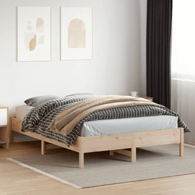 Cama sem colchão 160x200 cm madeira de pinho maciça