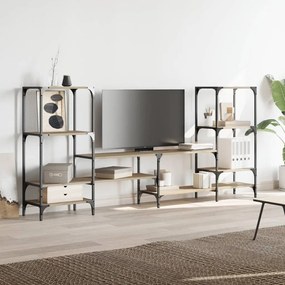 Armário TV 206,5x28,5x95cm derivados de madeira carvalho sonoma