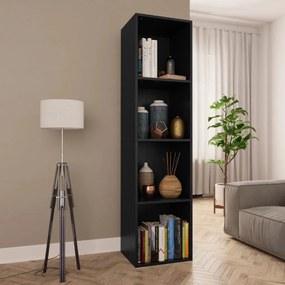 vidaXL Estante/móvel de TV 36x30x143 cm derivados de madeira preto