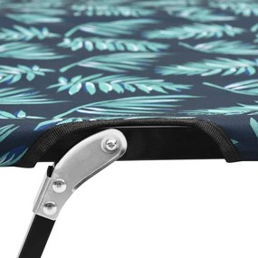 Espreguiçadeira/cama dobrável p/ 2 pessoas aço estampagem folha