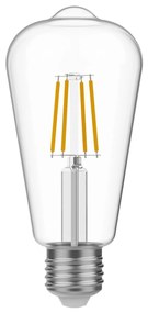 Lâmpada LED Edison Transparente ST64 4W 470Lm E27 2700K - E03