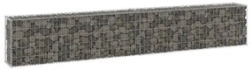 vidaXL Muro gabião com tampas aço galvanizado 300x30x50 cm