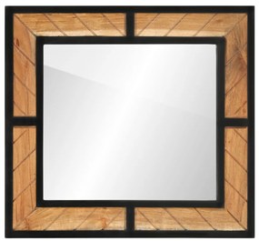 vidaXL Espelho de casa de banho 60x1x55 cm madeira de acácia maciça