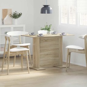 Mesa de Jantar vidaXL Sonoma Carvalho 110x60x75 cm Madeira Engenharia