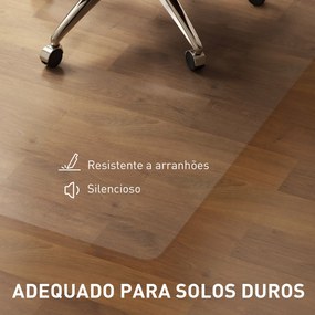 Tapete Protetor para Chão 100x150 cm Tapete para Cadeira de Escritório Protetor de Chão Transparente