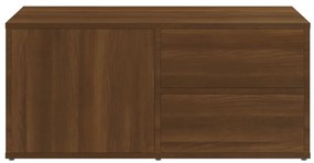 Móvel TV 80x34x36 cm derivados de madeira cor carvalho castanho
