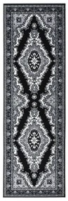 vidaXL Passadeira 80x250 cm polipropileno preto