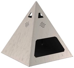 Fogueira Pyramid 50x50x51 cm Aço Envelhecido