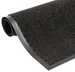 Tapete controlo pó retangular tufado 2 pcs 120x180 cm azul
