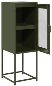 Aparador 36x39x107 cm aço laminado a frio verde-azeitona