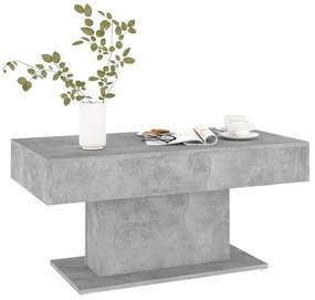 Mesa de centro 96x50x45 cm derivados madeira cinzento cimento