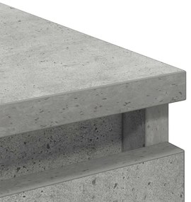 Aparador 100x35x99 cm derivados de madeira cinzento cimento