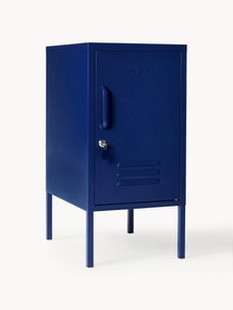 Mesa de cabeceira em metal Maven, com opção de abertura à esquerda ou à direita