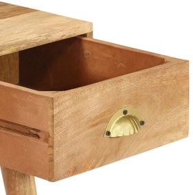 Mesa consola 90x45x75 cm madeira de mangueira maciça