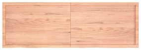Prateleira de parede 180x60x(2-4) cm carvalho tratado castanho