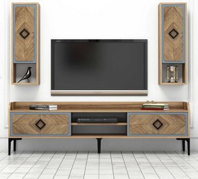 Unidade de TV Samba – Nogueira Azul – 180 cm x 52 cm x 35 cm