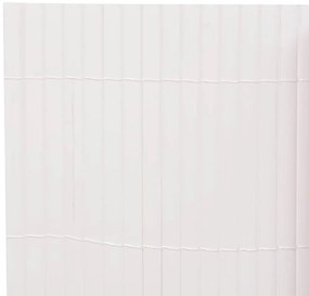Cerca de jardim dupla face 110x400 cm branco