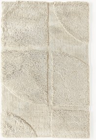 Tapete felpudo com relevo Jade