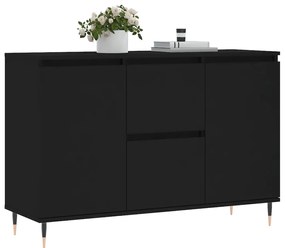 Aparador 104x35x70 cm derivados de madeira preto
