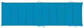 Espreguiçadeiras com mesa e almofadões 2 pcs acácia maciça