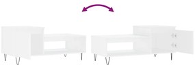 Mesa de centro 100x50x45 cm derivados de madeira branco