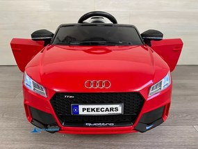 Carro elétrico para crianças AUDI TT RS 12V 2.4G Vermelho