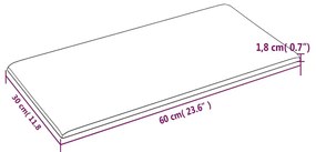 Painel de parede 12 pcs 60x30 cm veludo 2,16 m² verde-escuro