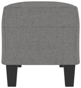 Banco 100x35x41 cm tecido cinza-escuro