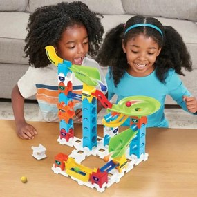 Conjunto de Berlindes Vtech Marble Rush Marble Run - Beginner Set Circuito Pista com Rampas + 4 Anos 47 Peças