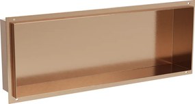 Mexen X-Wall-NR prateleira embutida sem flange 60 x 20 cm, cobre escovado - 19C1602010