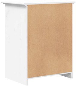 Mesa de cabeceira BODO 53x38,5x66 cm pinho maciço branco