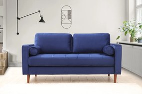 Sofá de 2 Lugares Rome – Azul Marinho – 175x90x70 cm