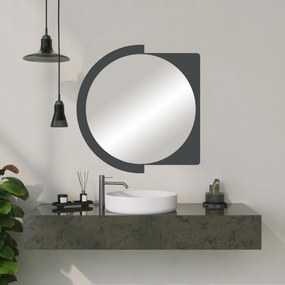 Espelho Decorativo Lucky – Preto – 70x65x2 cm