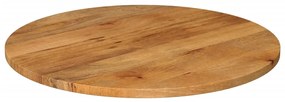 Tampo de mesa redondo Ø70x2,5cm madeira de mangueira maciça
