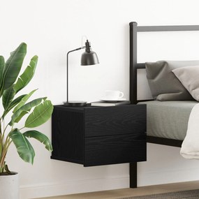 Cabeceira de Cama vidaXL Preta de Carvalho 40x30x30 cm em Madeira Comp