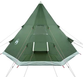 Tenda de campismo tipi para 4 pessoas impermeável verde