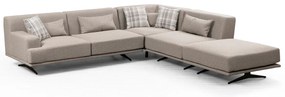 Sofá de Canto Bentley – Bege – 302 cm x 80 cm x 302 cm