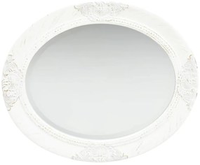 Espelho de parede estilo barroco 50x60 cm branco