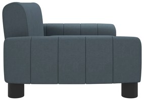 Cama para cães 70x45x30 cm tecido cinzento-escuro