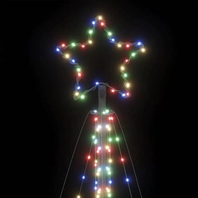 LED Árvore de Natal 570 LEDs Colorido 399 cm