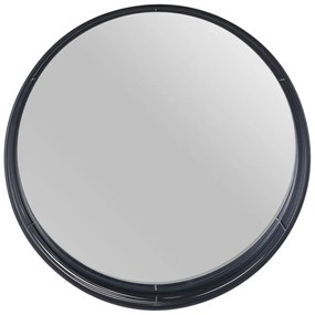 Espelho de Parede 60,5 X 15,5 X 60,5 cm Preto Metal