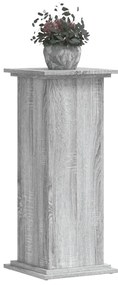 Suporte p/ plantas 33x33x80 cm derivados madeira cinza sonoma
