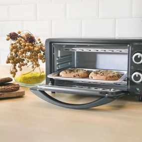 Mini-forno elétrico multifunções Bake&Toast 1090 Black , 10 litros de capacidade e porta com vidro duplo